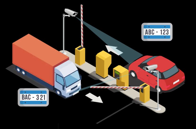 Control de Acceso Vehicular con barreras automáticas
